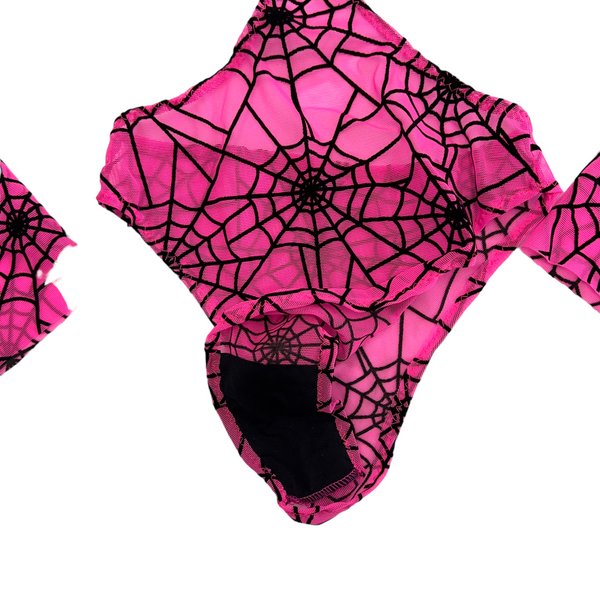 Pink Web Bodysuit